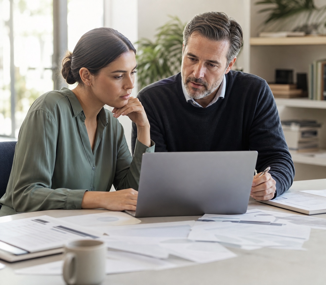 EL candidate and adviser shaping evidence into a coherent written application.