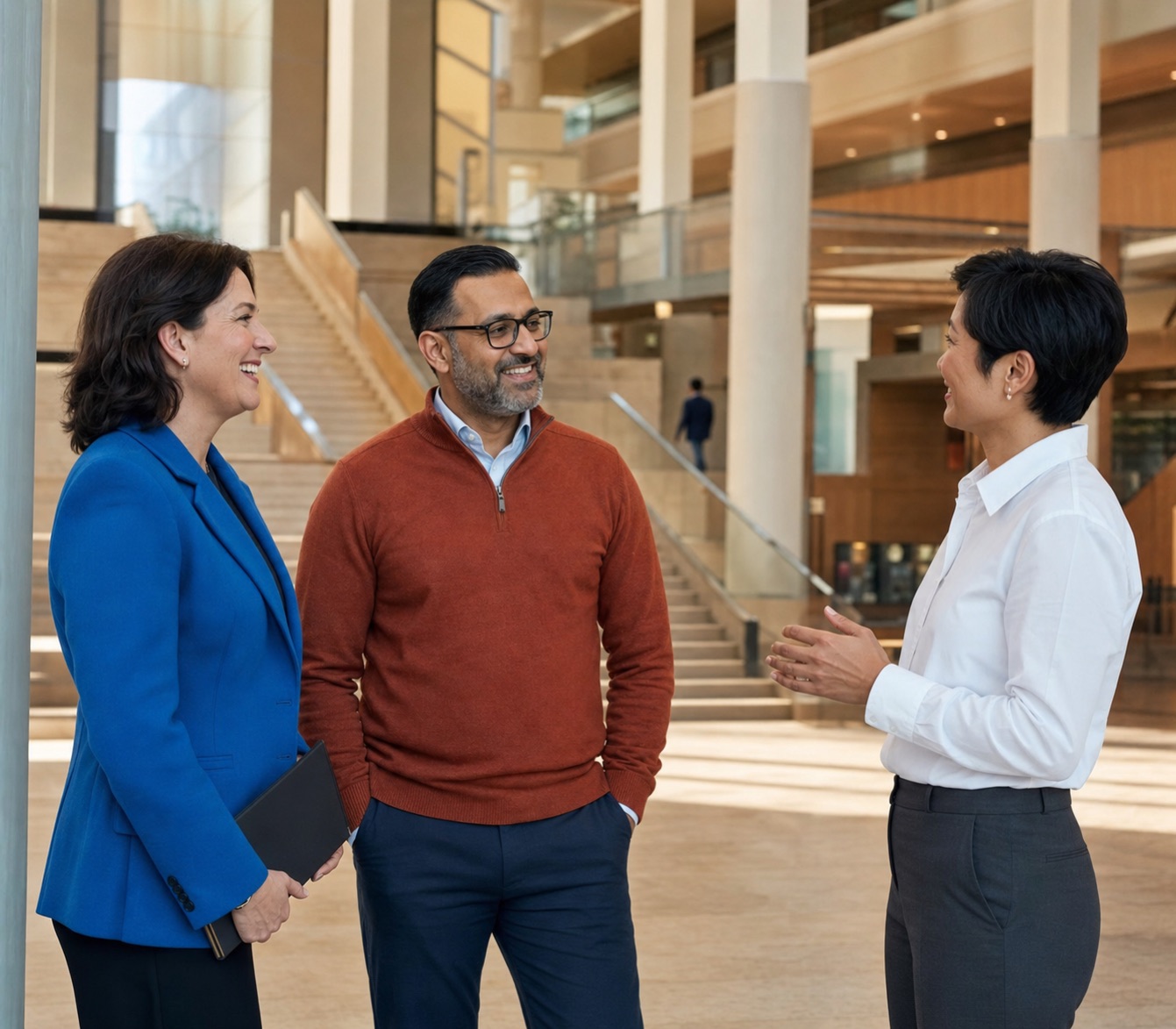 EL-level Australian public-sector leader in a substantial civic workplace.